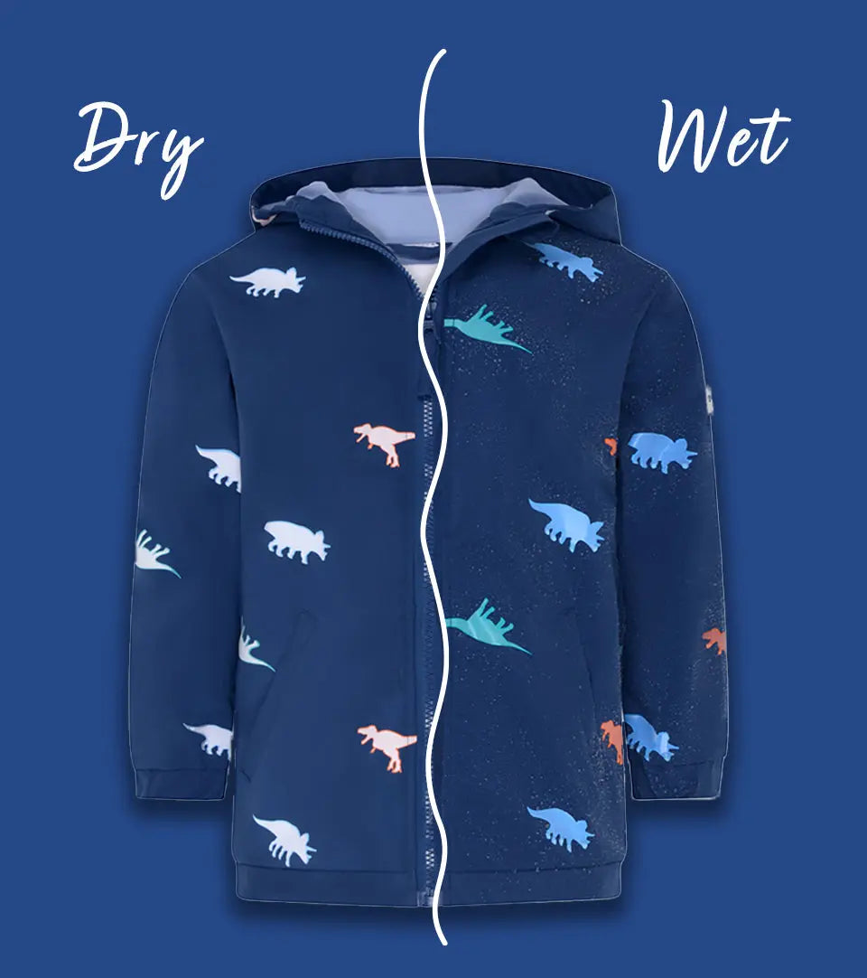Color Changing Dinosaur Raincoat Hollyandbeauu