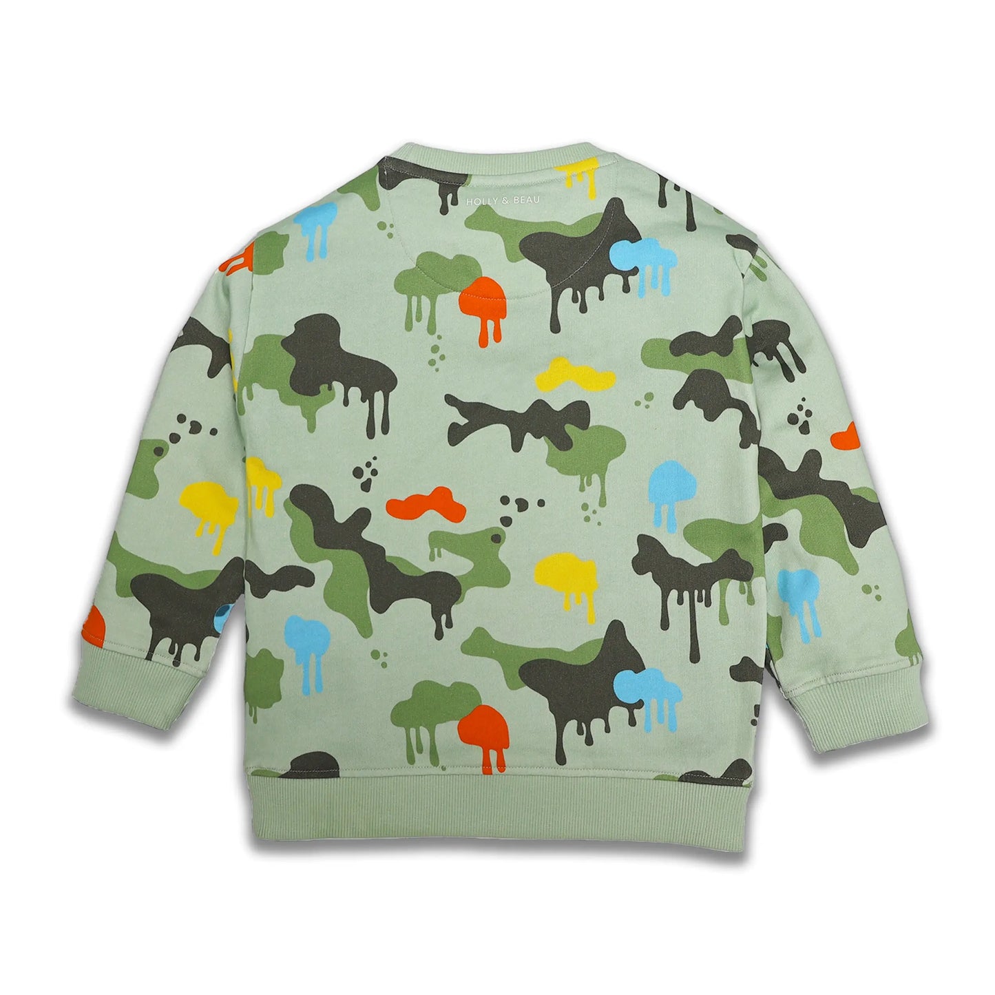 Organic Cotton Camouflage Sweatshirt Hollyandbeauu