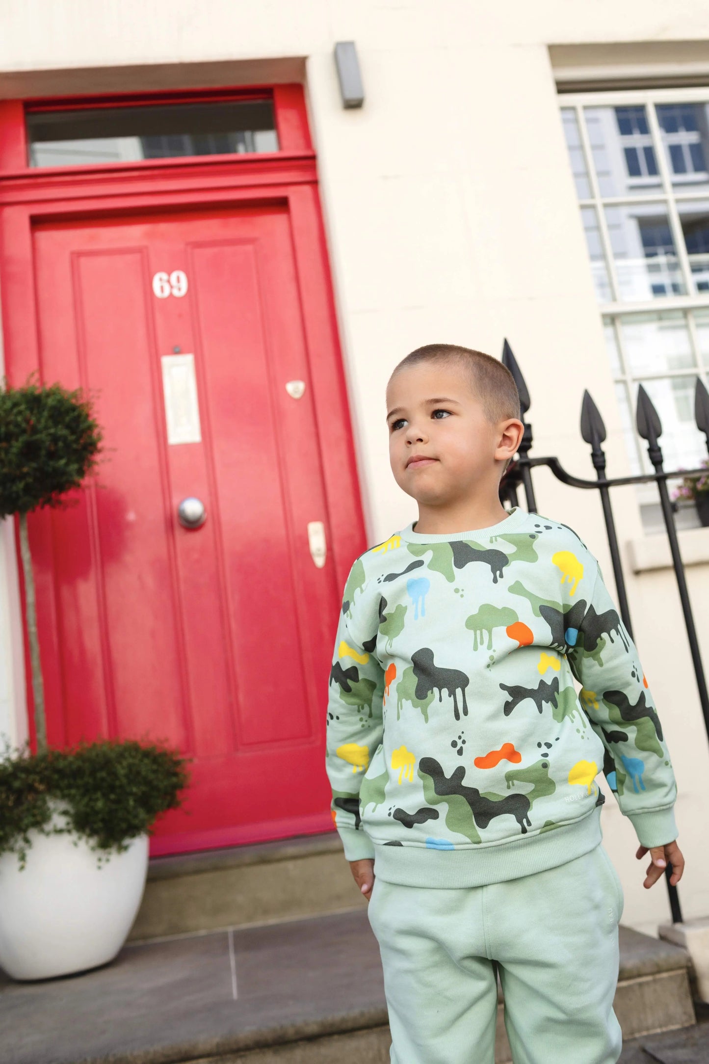 Organic Cotton Camouflage Sweatshirt Hollyandbeauu