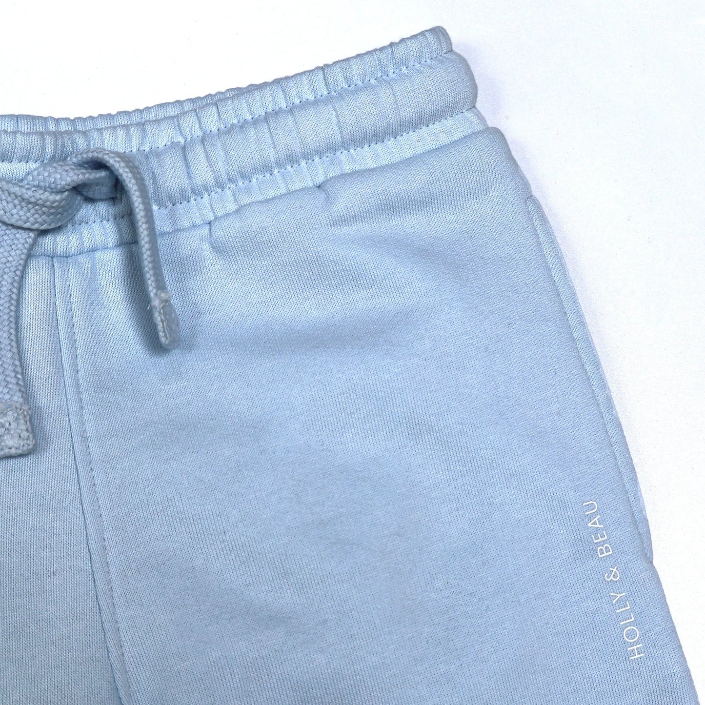 Organic Cotton Everyday Light Blue Joggers Hollyandbeauu