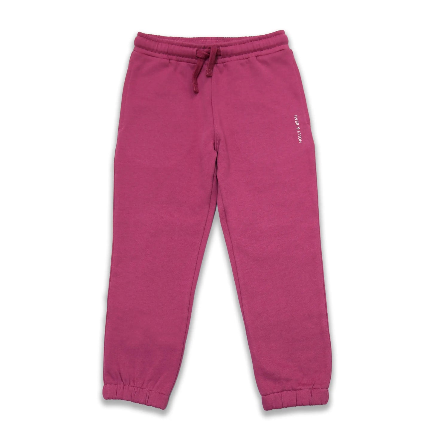 Organic Cotton Everyday Purple Joggers Hollyandbeauu