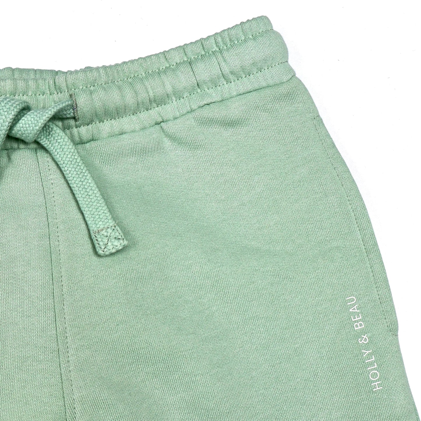 Organic Cotton Everyday Sage Green Joggers Hollyandbeauu