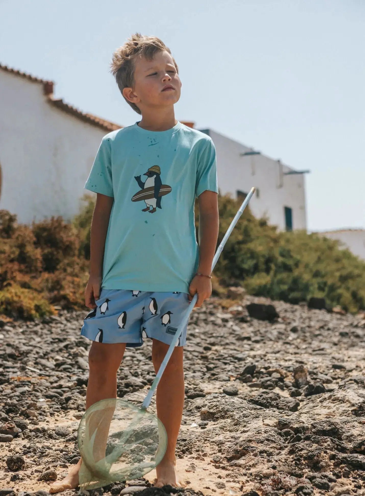 Organic Cotton Penguin T-shirt Hollyandbeauu