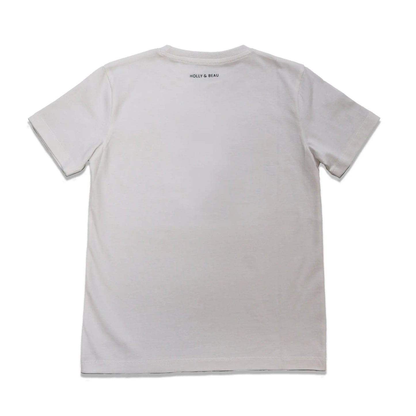 Organic Cotton T-shirt White Turtle Hollyandbeauu