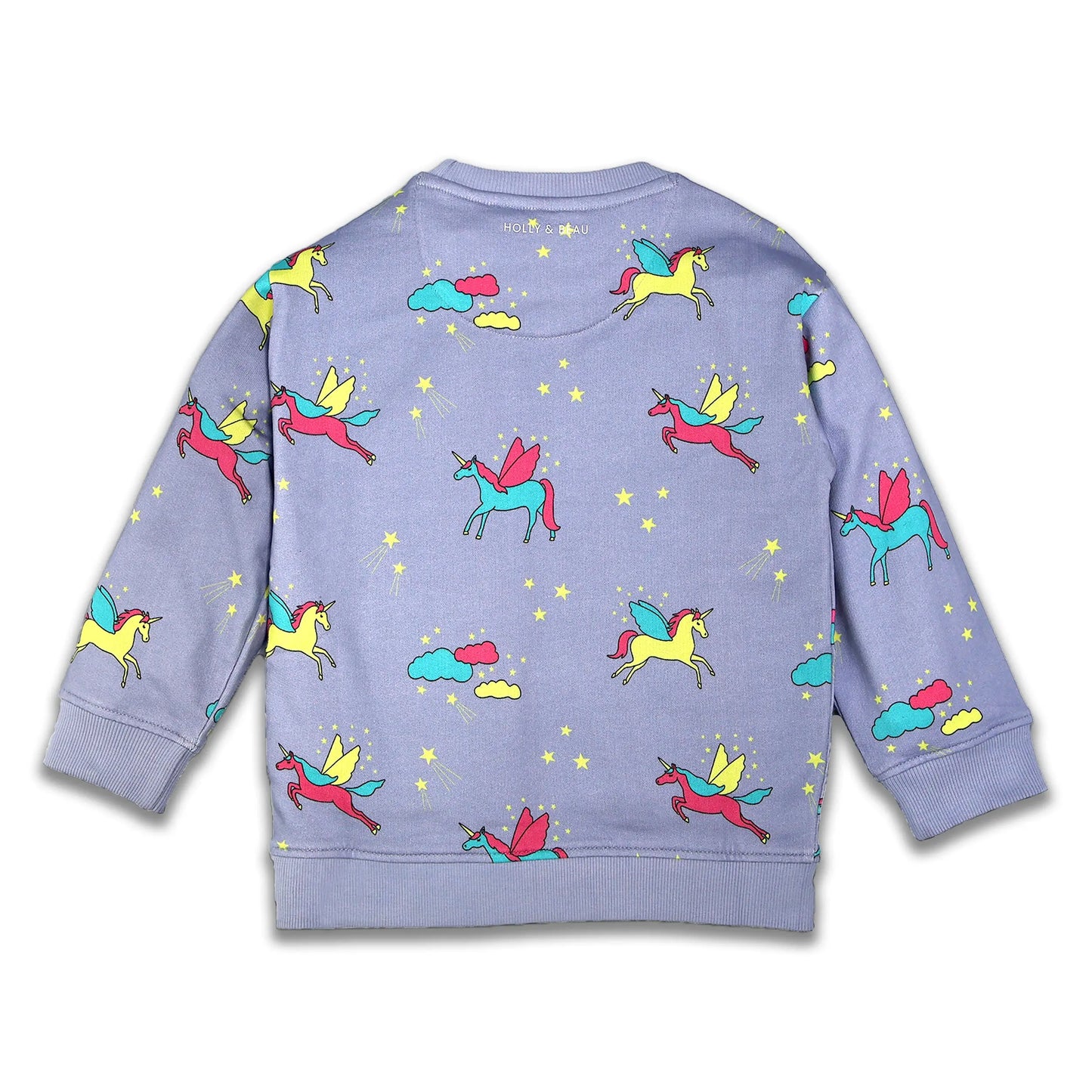 Organic Cotton Unicorn Sweatshirt Hollyandbeauu