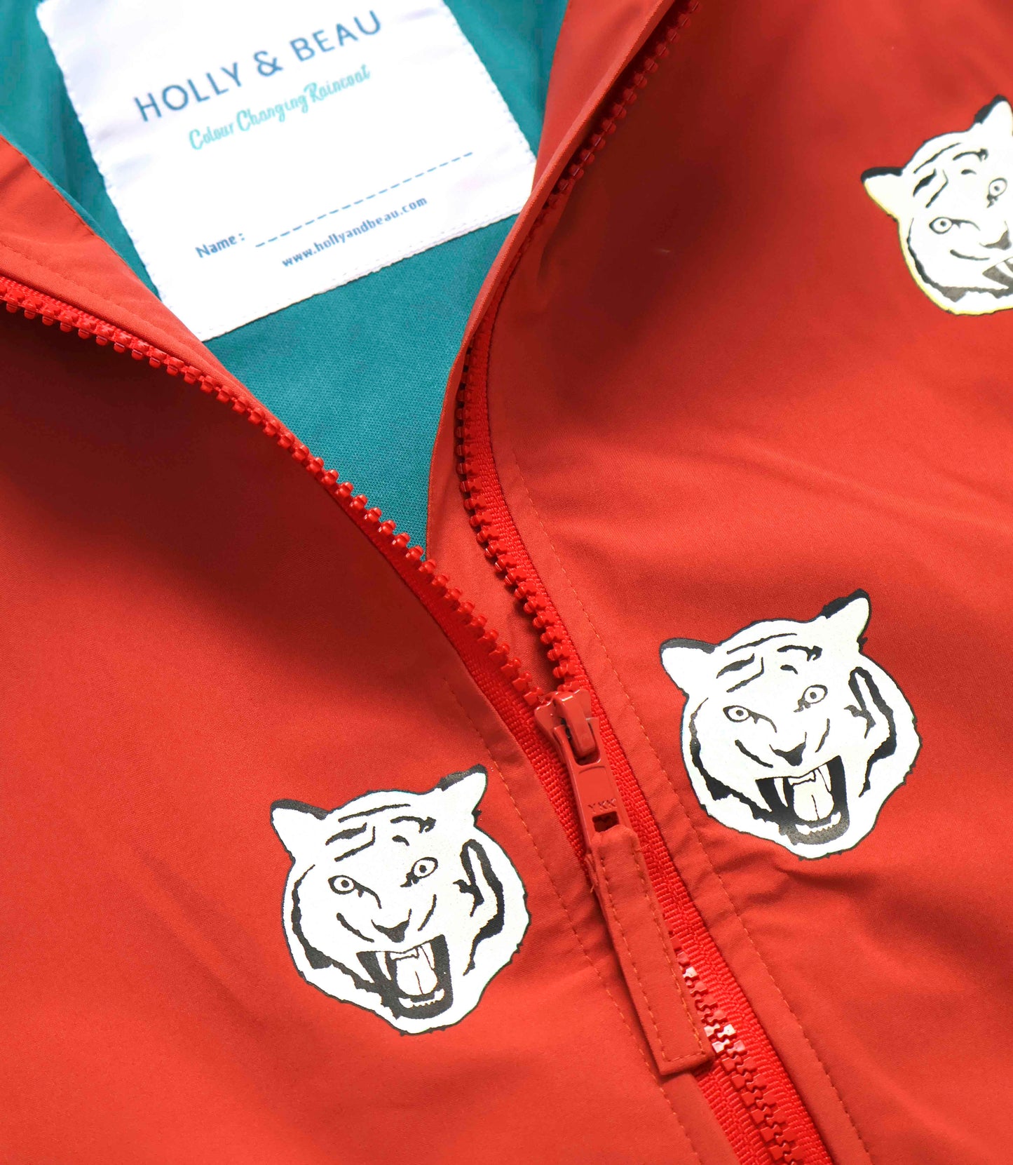 Tiger Color Changing Raincoat Hollyandbeauu