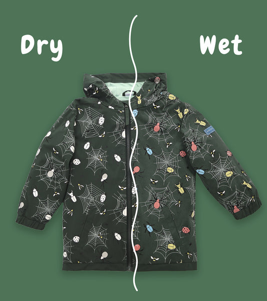 Bugs Color Changing Kids Raincoat