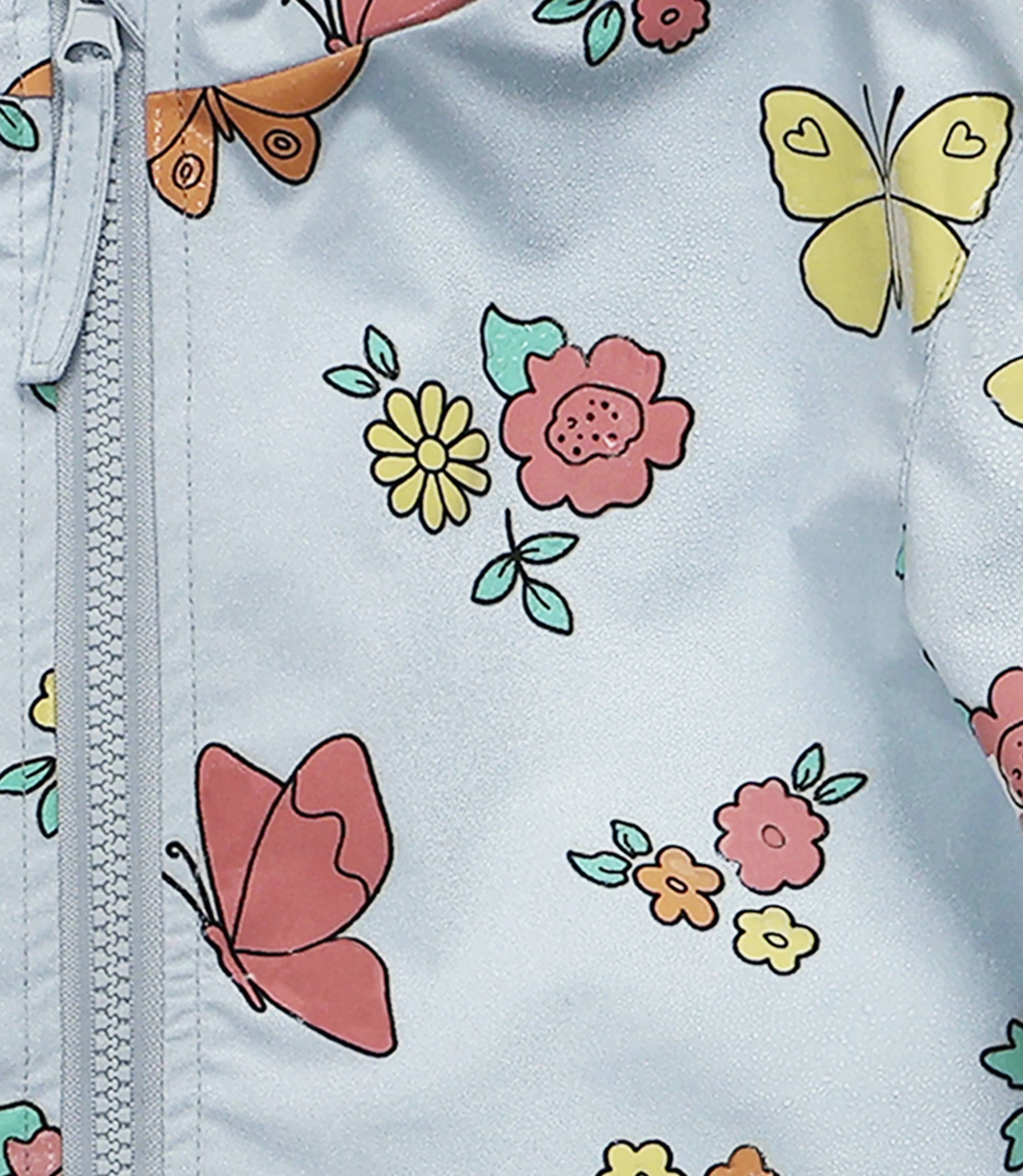 Butterfly Flower Color Changing Raincoat Hollyandbeauu