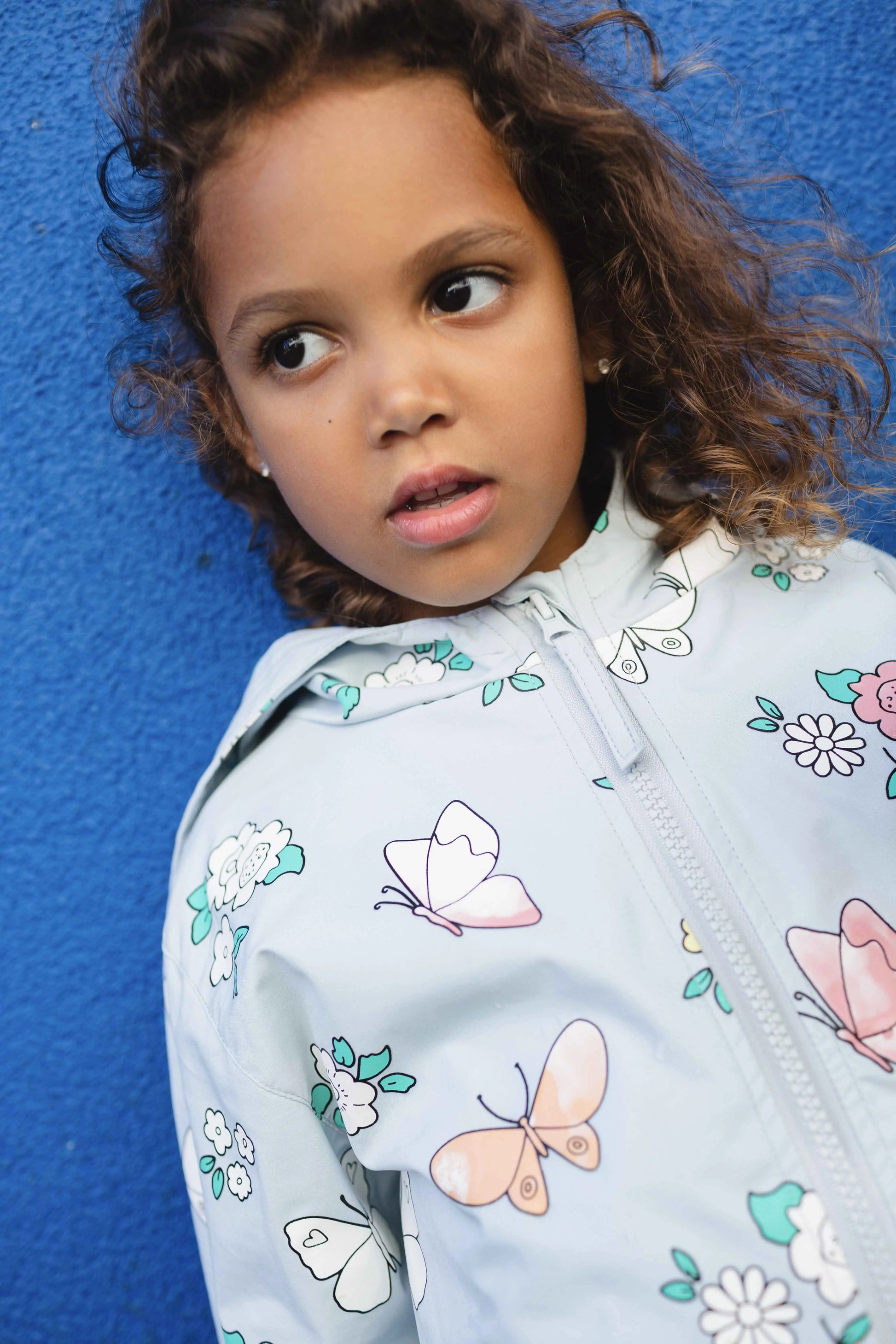 Butterfly Flower Color Changing Raincoat Hollyandbeauu