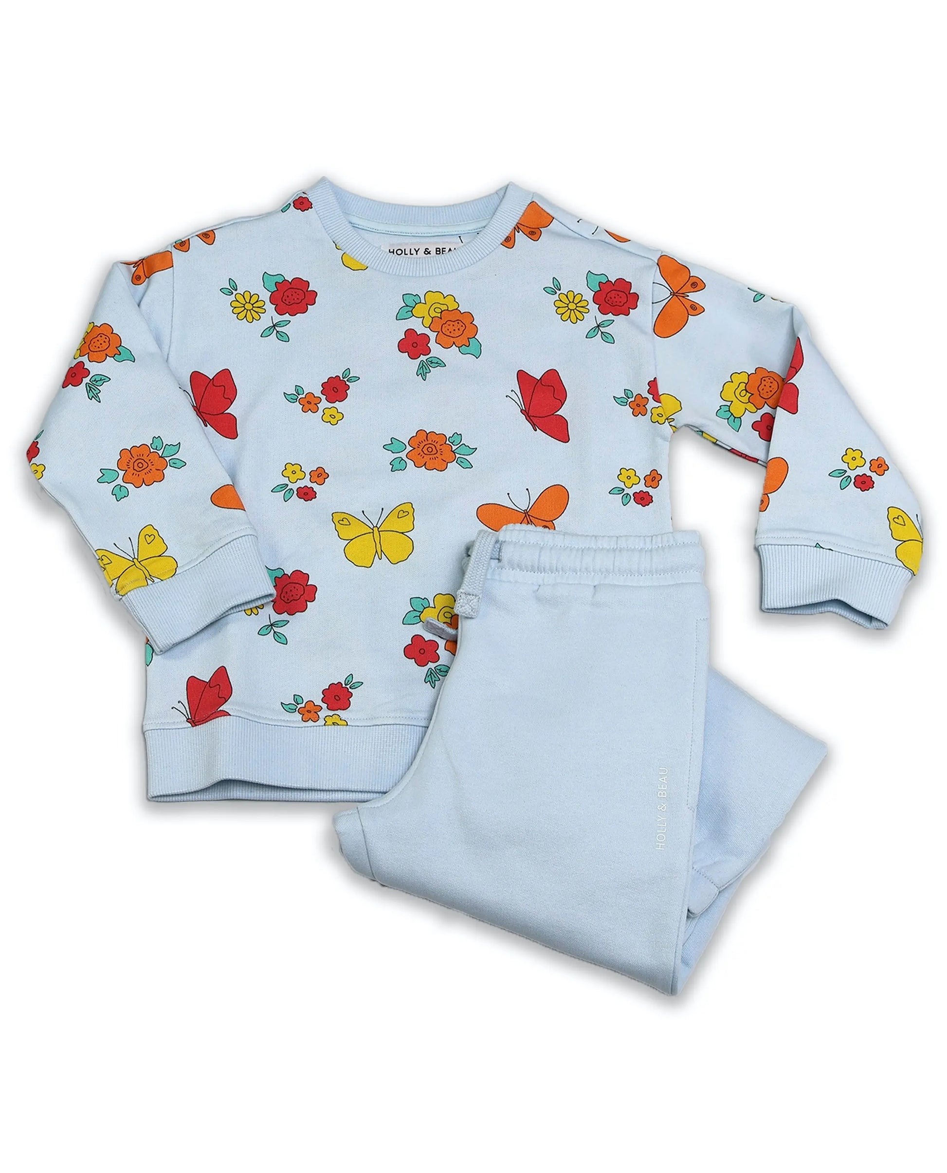 Butterfly Flower Sweat Set www.hollyandbeau.com