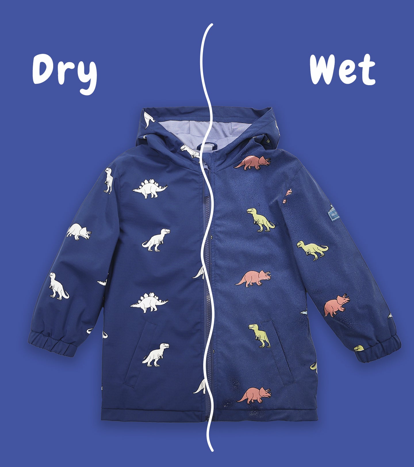 Color Changing Dinosaur Kids Raincoat