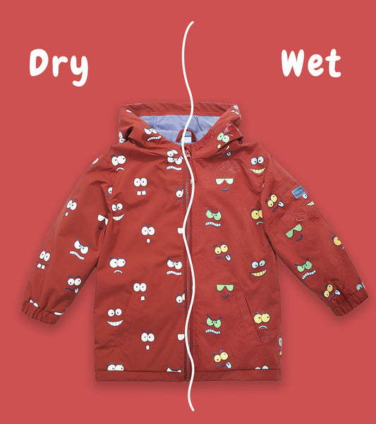 Eyes Color Changing Kids Raincoat