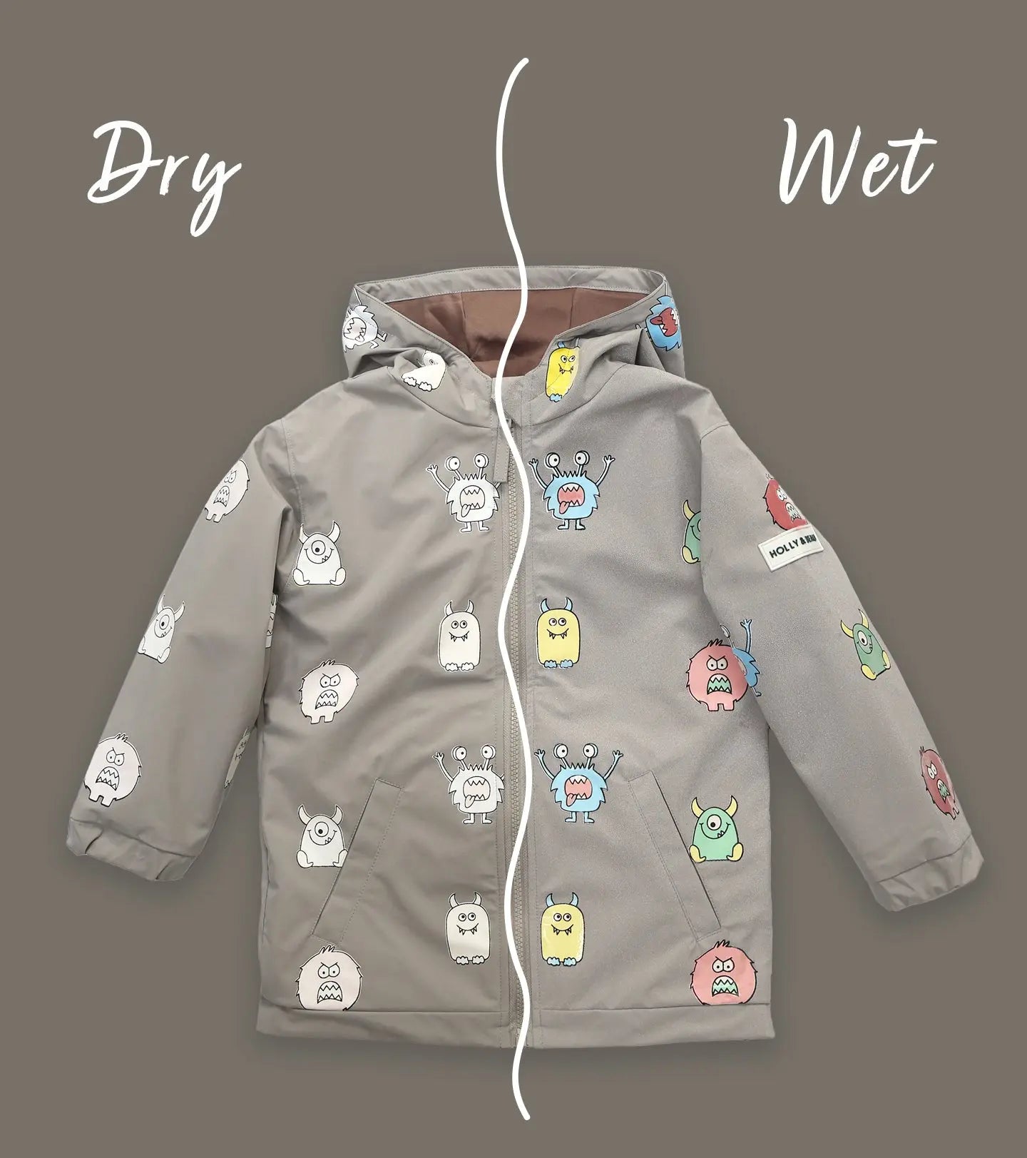 Monster Color Changing Raincoat Hollyandbeauu