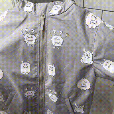 magical color changing raincoat