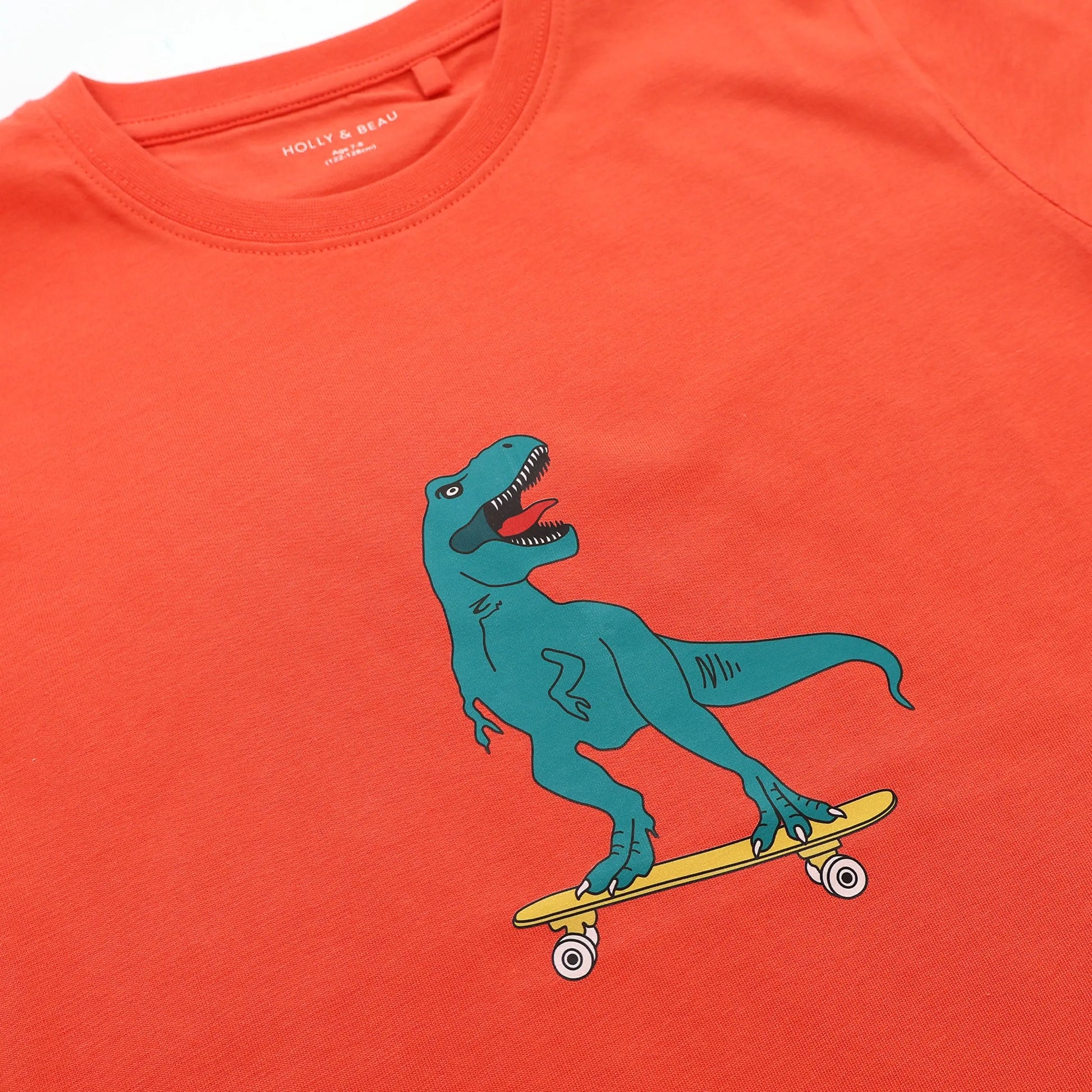 Organic Cotton Dinosaur T-shirt Hollyandbeauu