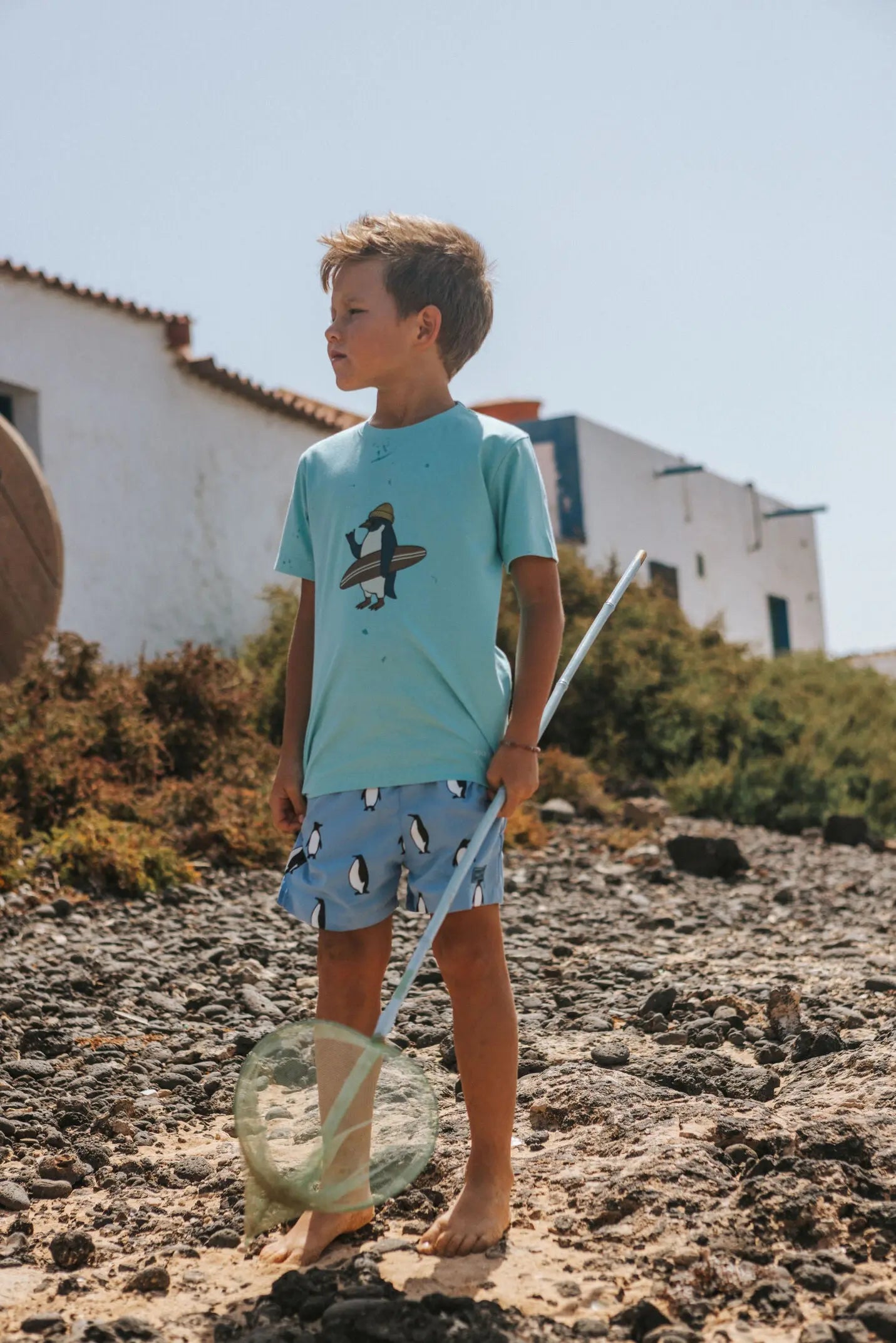 Organic Cotton Penguin T-shirt Hollyandbeauu