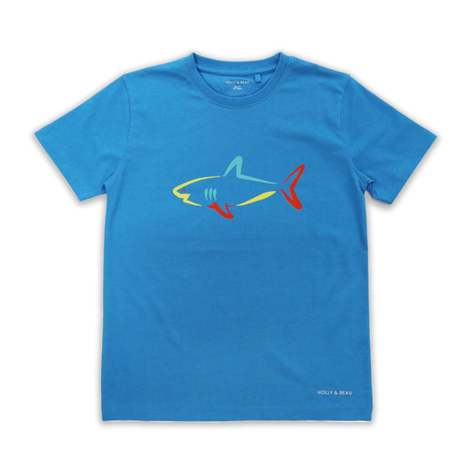 Organic Cotton Shark T-shirt Hollyandbeauu