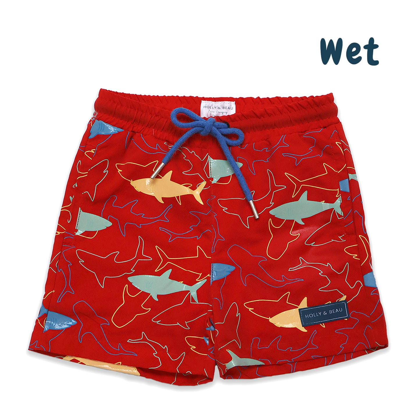Color Changing Shark Swim Trunks