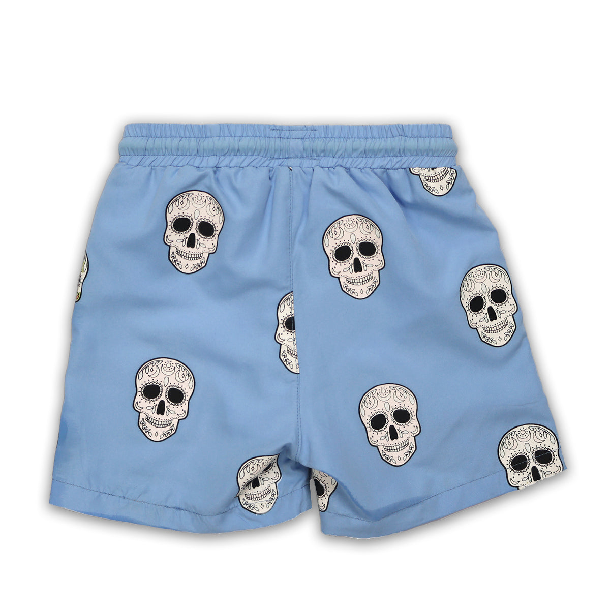 Skulls Color Changing Boys Swim Trunks