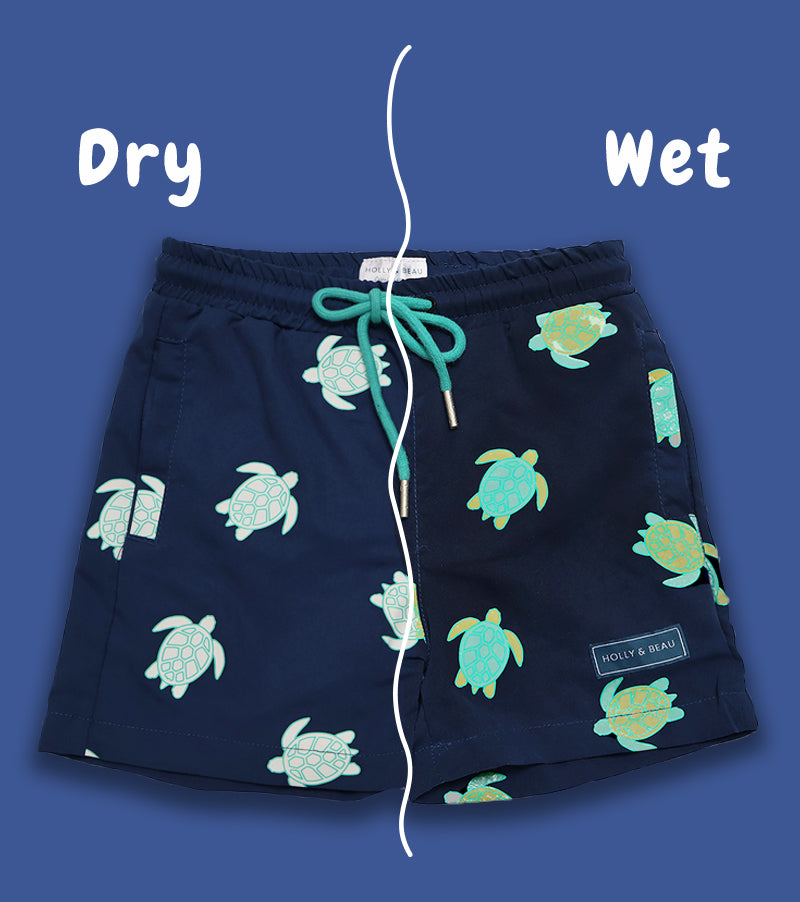 Color Changing Turtle Swim Trunks