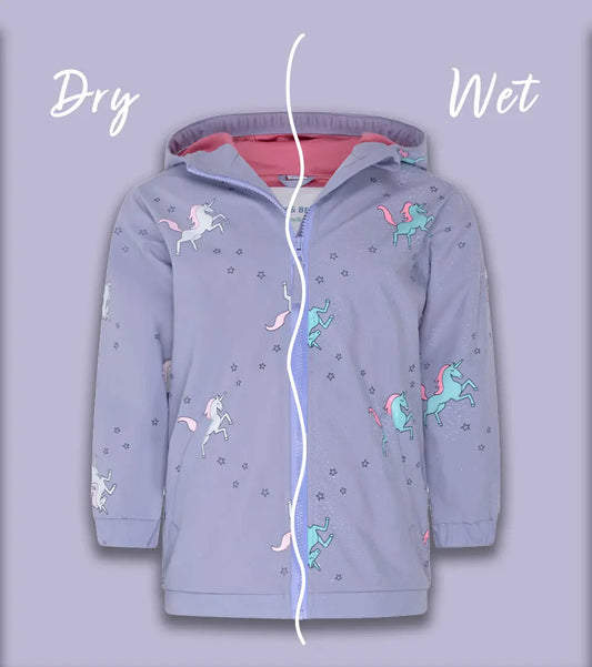 Unicorn Color Changing Raincoat Hollyandbeauu