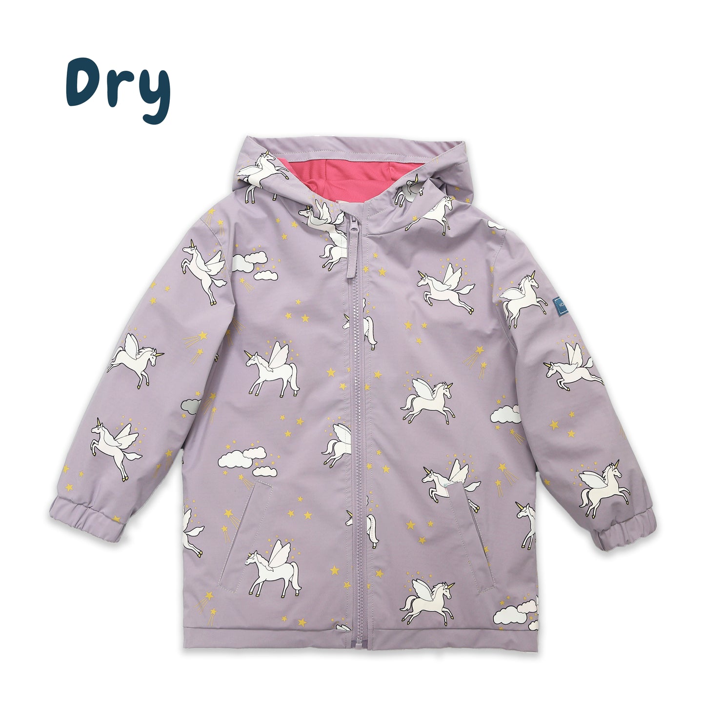 Unicorn Color Changing Kids Raincoat