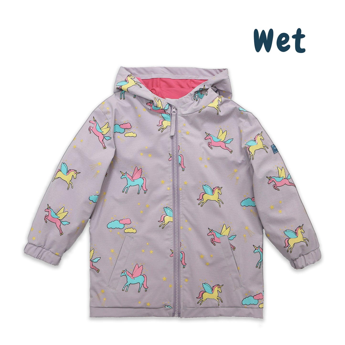 Unicorn Color Changing Kids Raincoat